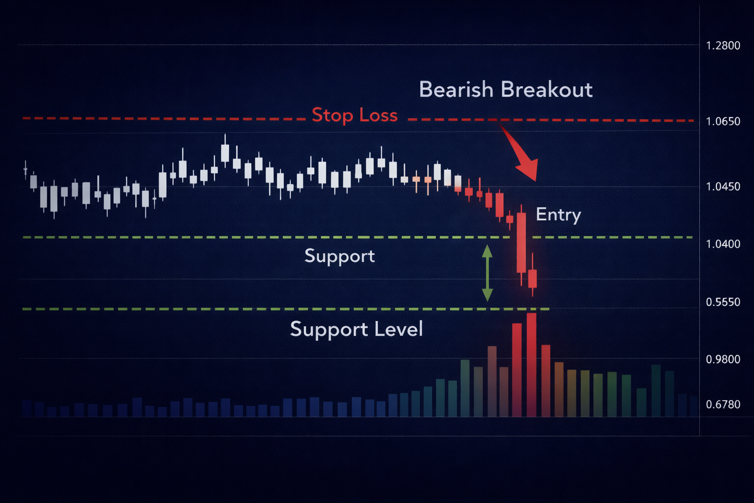 Bearish Breakout Pattern