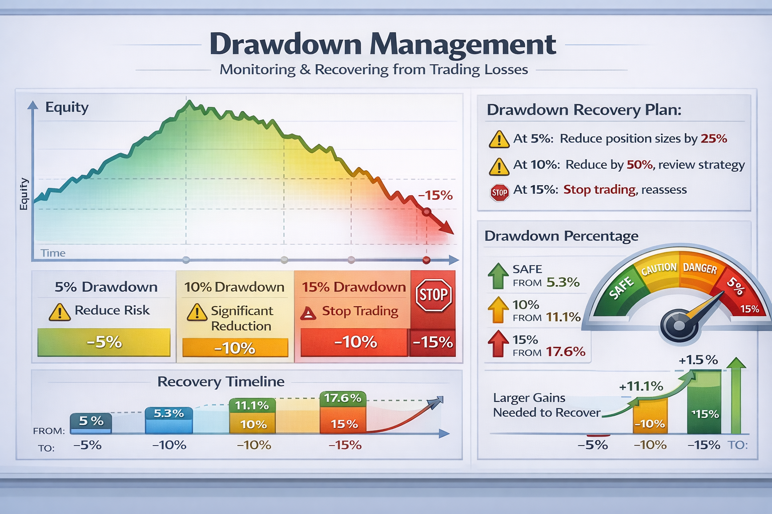 Maximum Drawdown Limits and Recovery