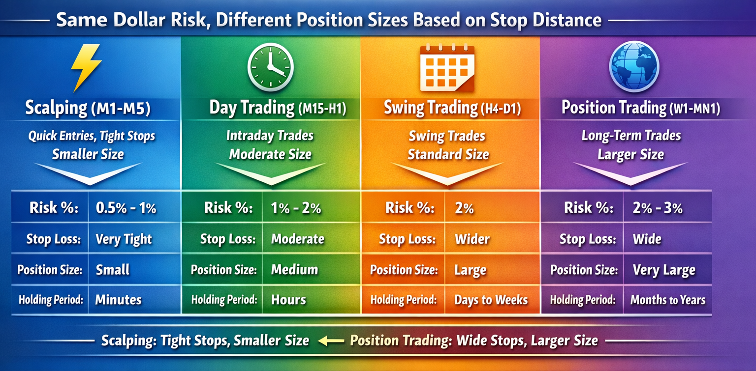 Multi-Timeframe Position Sizing