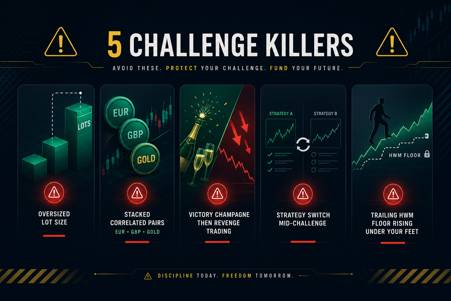 Common prop firm challenge mistakes 2026
