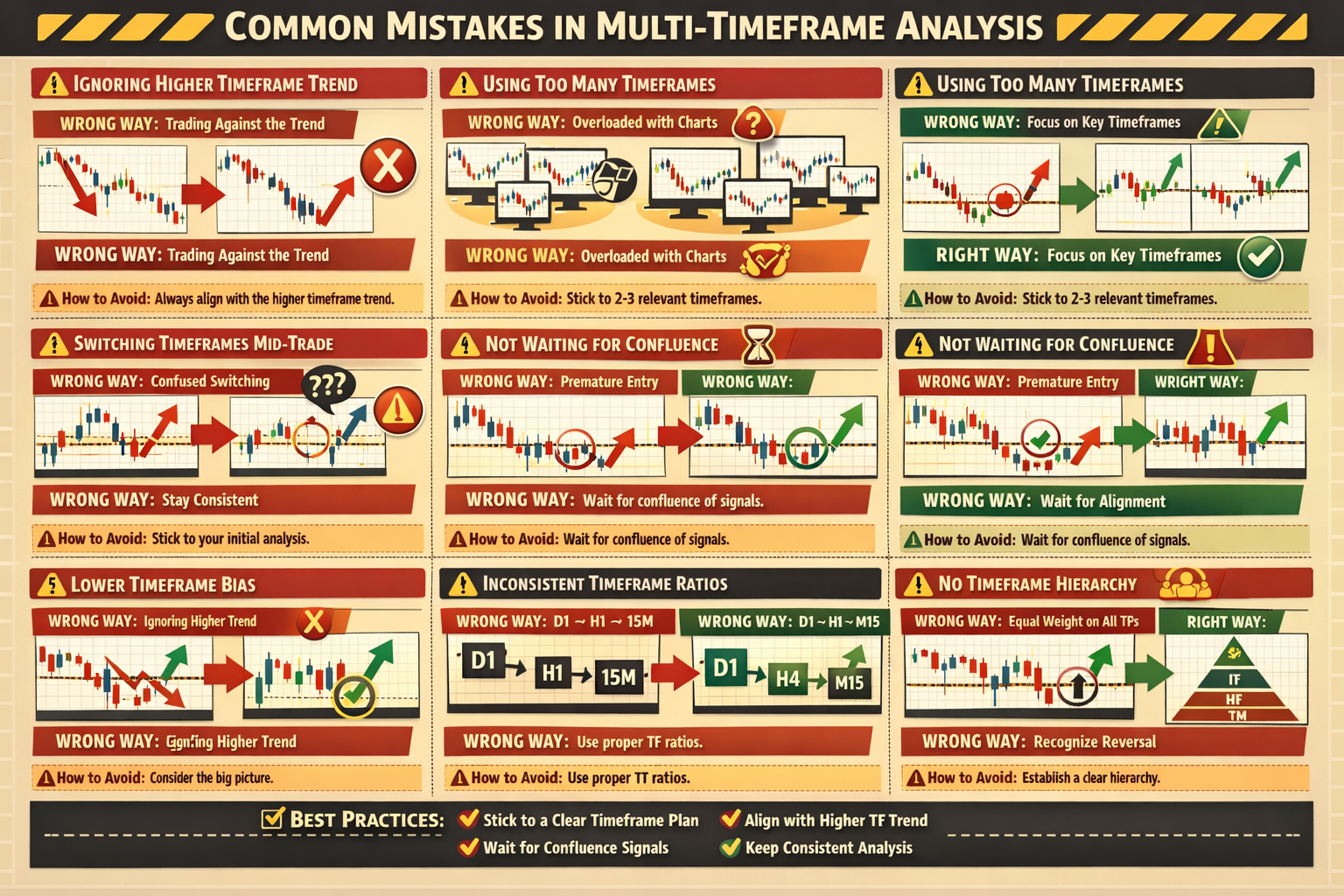 Common mistakes traders make with multi-timeframe analysis