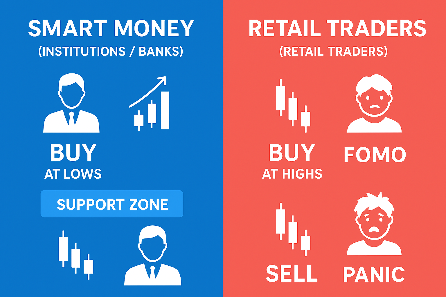 Smart Money vs Retail Traders